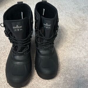 Staheekum Black Men's Insulated Snow Boots